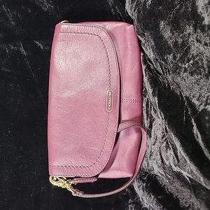 Large Plum Wristlet NWOT